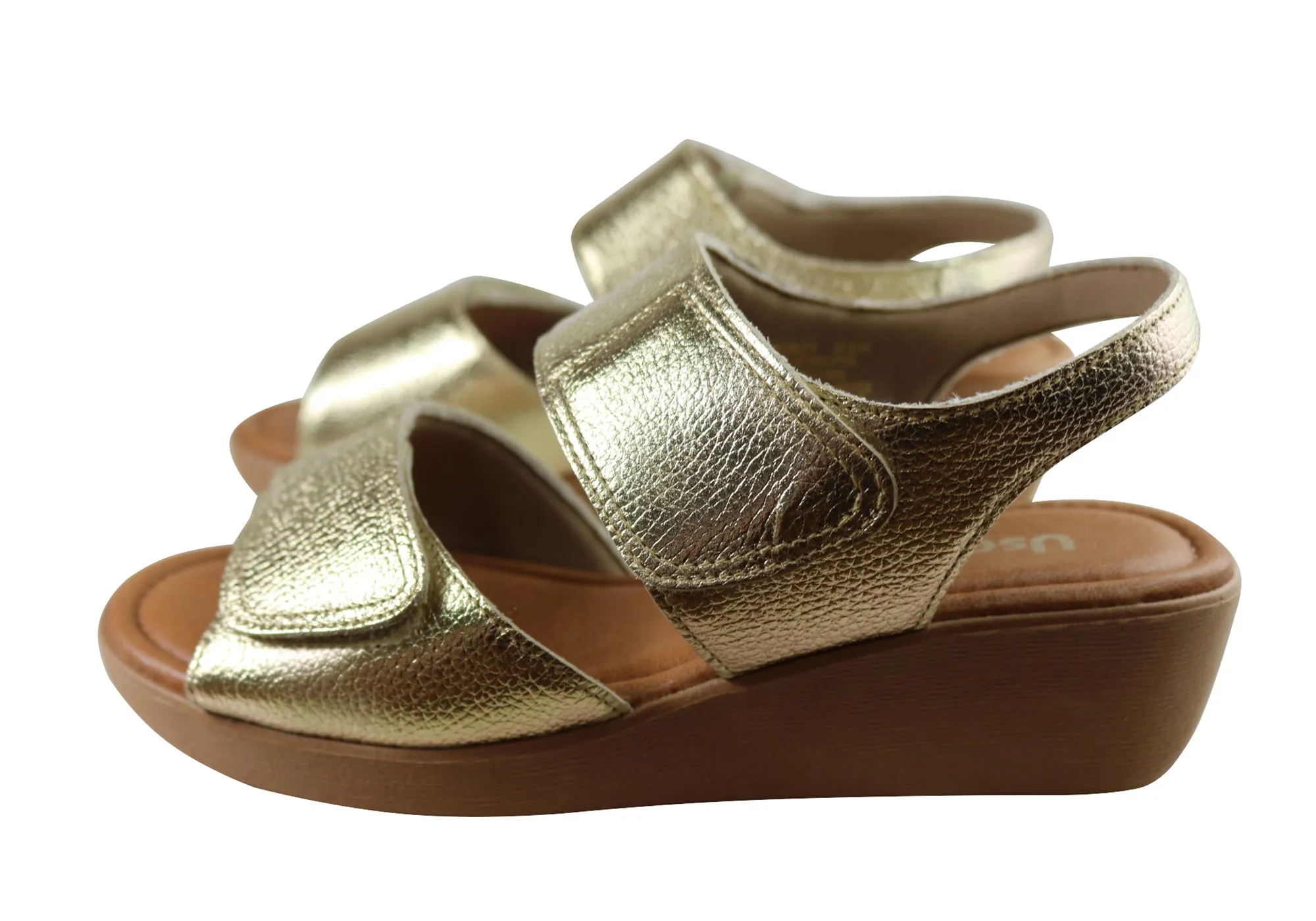 Usaflex Beckley Damen Bequeme Ledersandalen Hergestellt In Brasilien Usaflex Schuhe