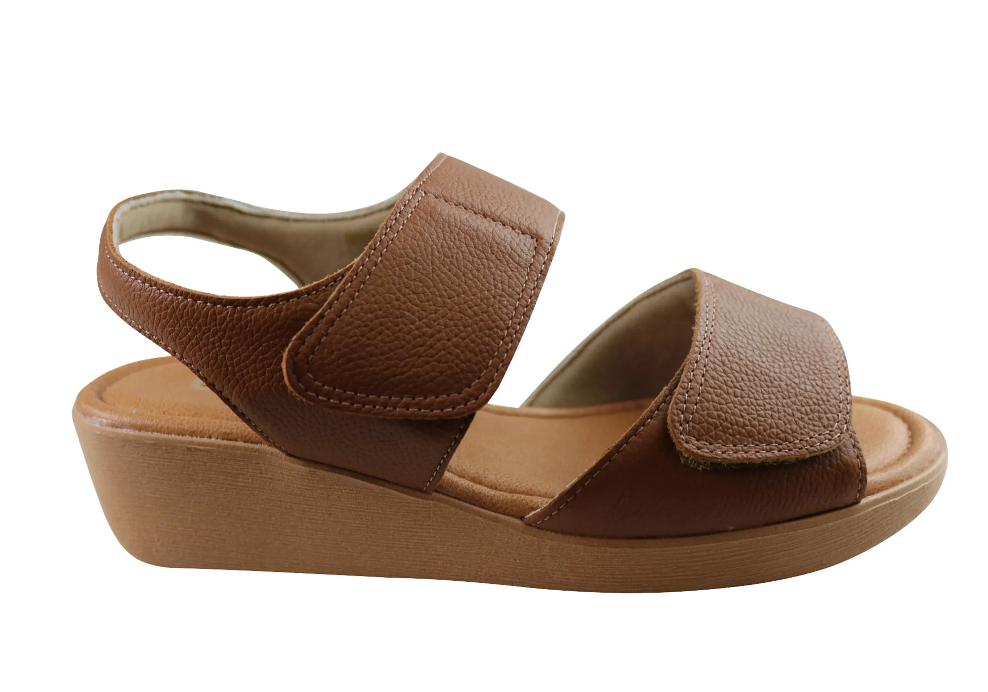 Usaflex Beckley Damen Bequeme Ledersandalen Hergestellt In Brasilien Usaflex Schuhe