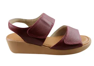 Usaflex Beckley Damen Bequeme Ledersandalen Hergestellt In Brasilien Usaflex Schuhe