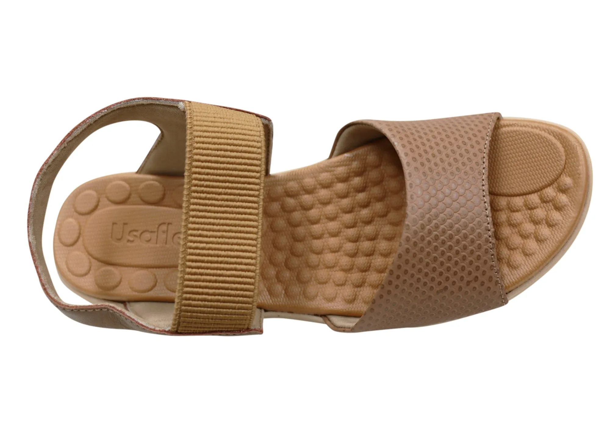 Usaflex Calandra Damen Bequeme Ledersandalen Hergestellt In Brasilien Usaflex Schuhe