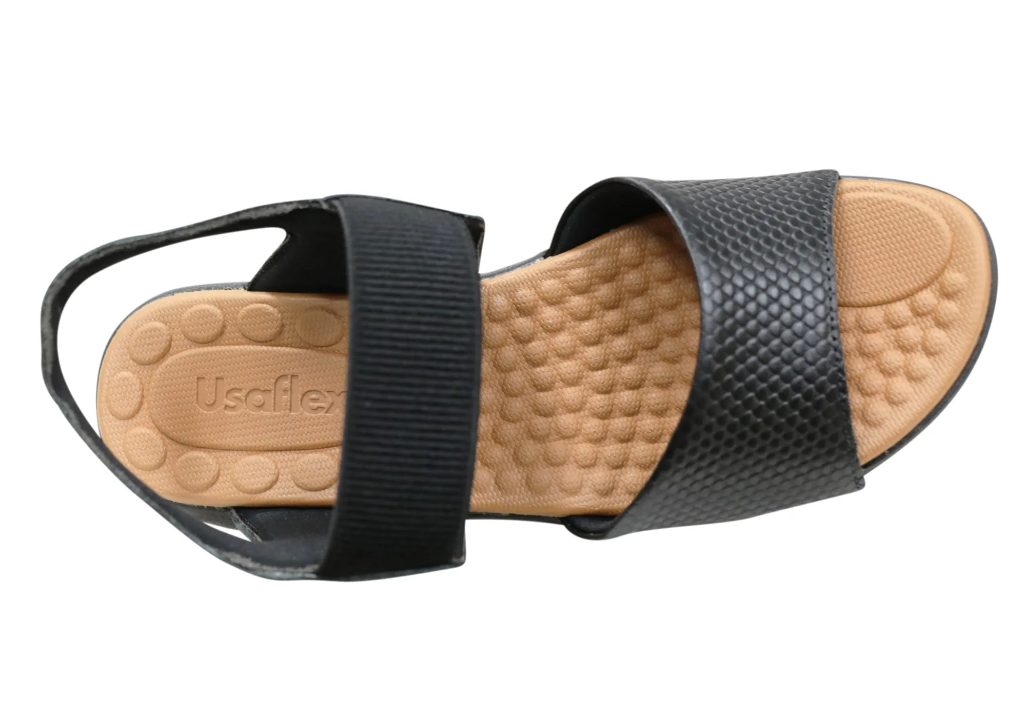 Usaflex Calandra Damen Bequeme Ledersandalen Hergestellt In Brasilien Usaflex Schuhe