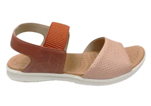 Usaflex Calandra Damen Bequeme Ledersandalen Hergestellt In Brasilien Usaflex Schuhe