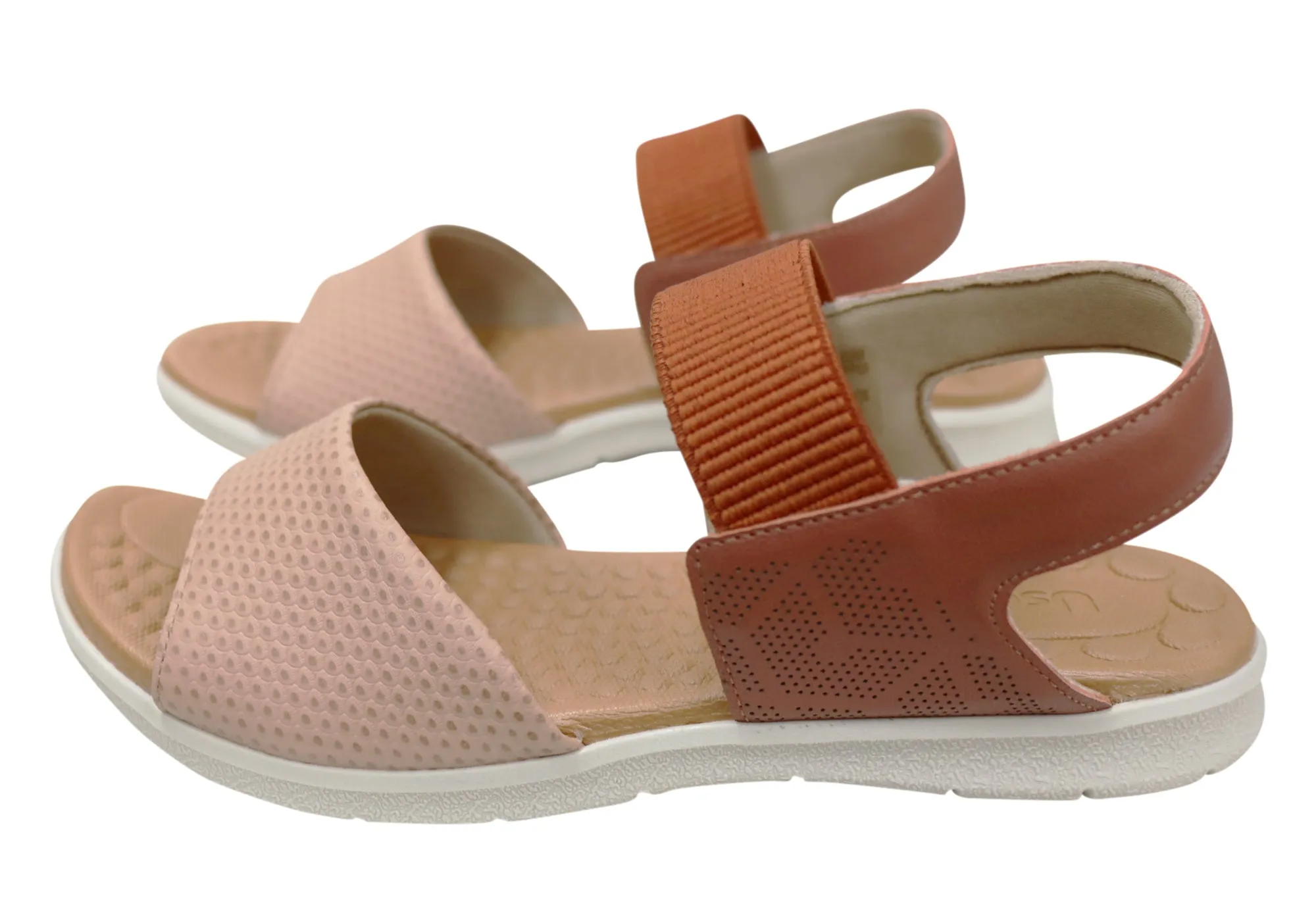 Usaflex Calandra Damen Bequeme Ledersandalen Hergestellt In Brasilien Usaflex Schuhe