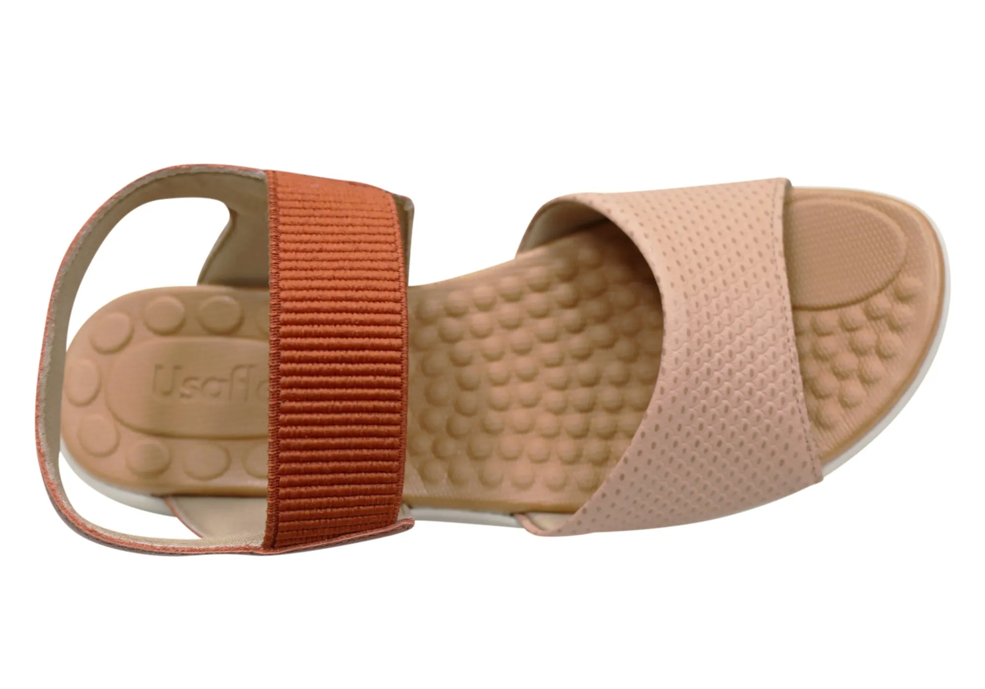 Usaflex Calandra Damen Bequeme Ledersandalen Hergestellt In Brasilien Usaflex Schuhe