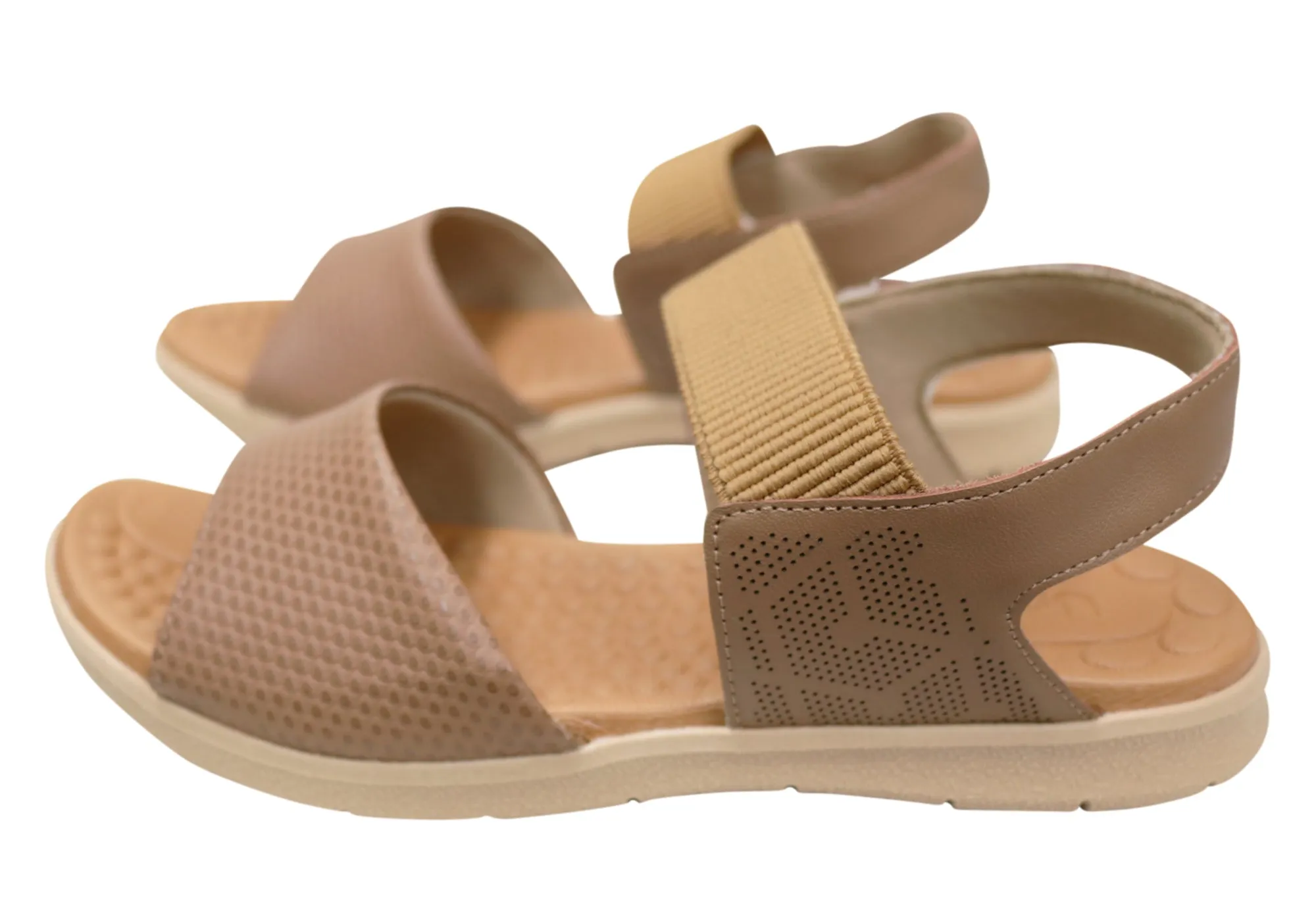 Usaflex Calandra Damen Bequeme Ledersandalen Hergestellt In Brasilien Usaflex Schuhe