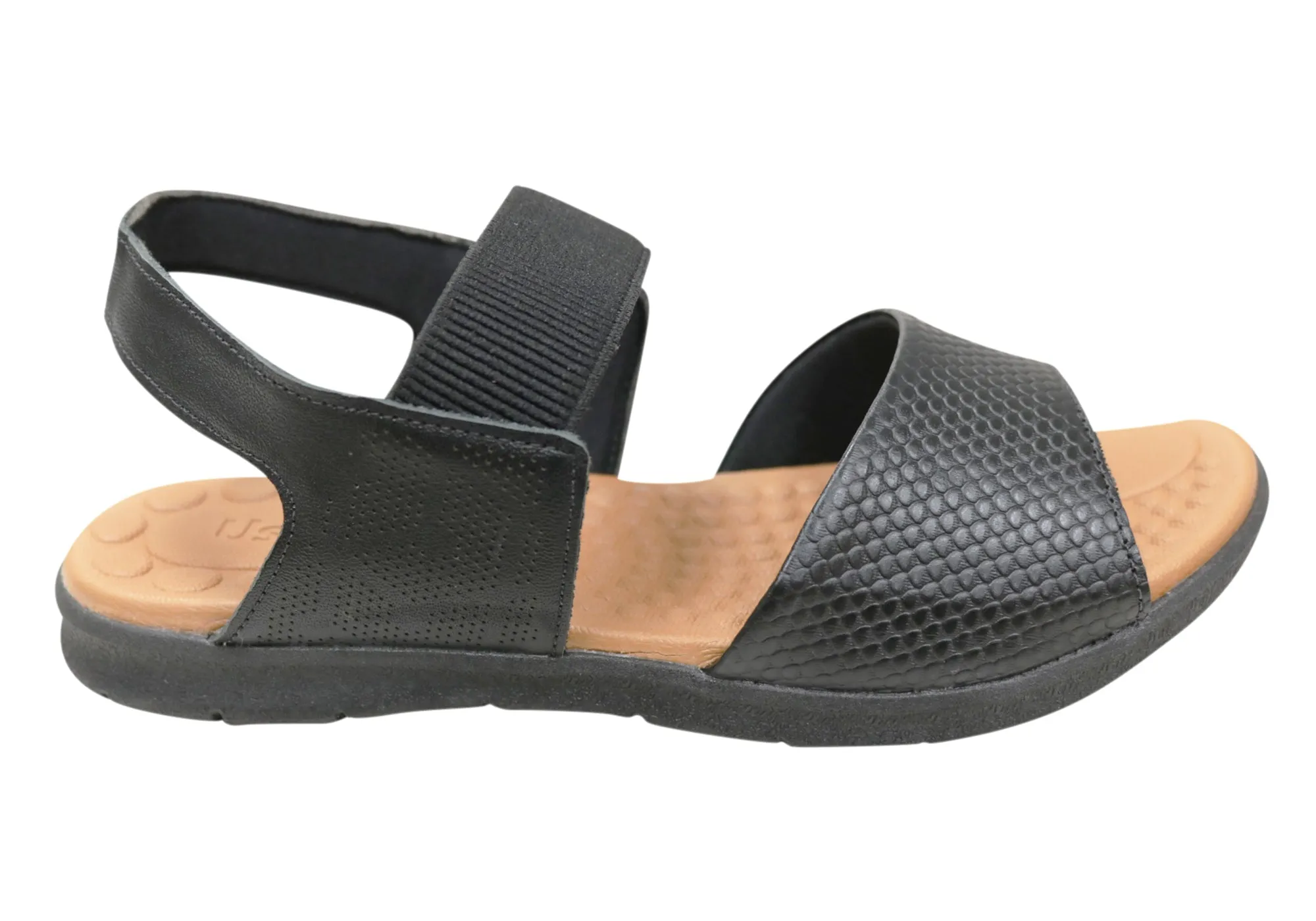 Usaflex Calandra Damen Bequeme Ledersandalen Hergestellt In Brasilien Usaflex Schuhe