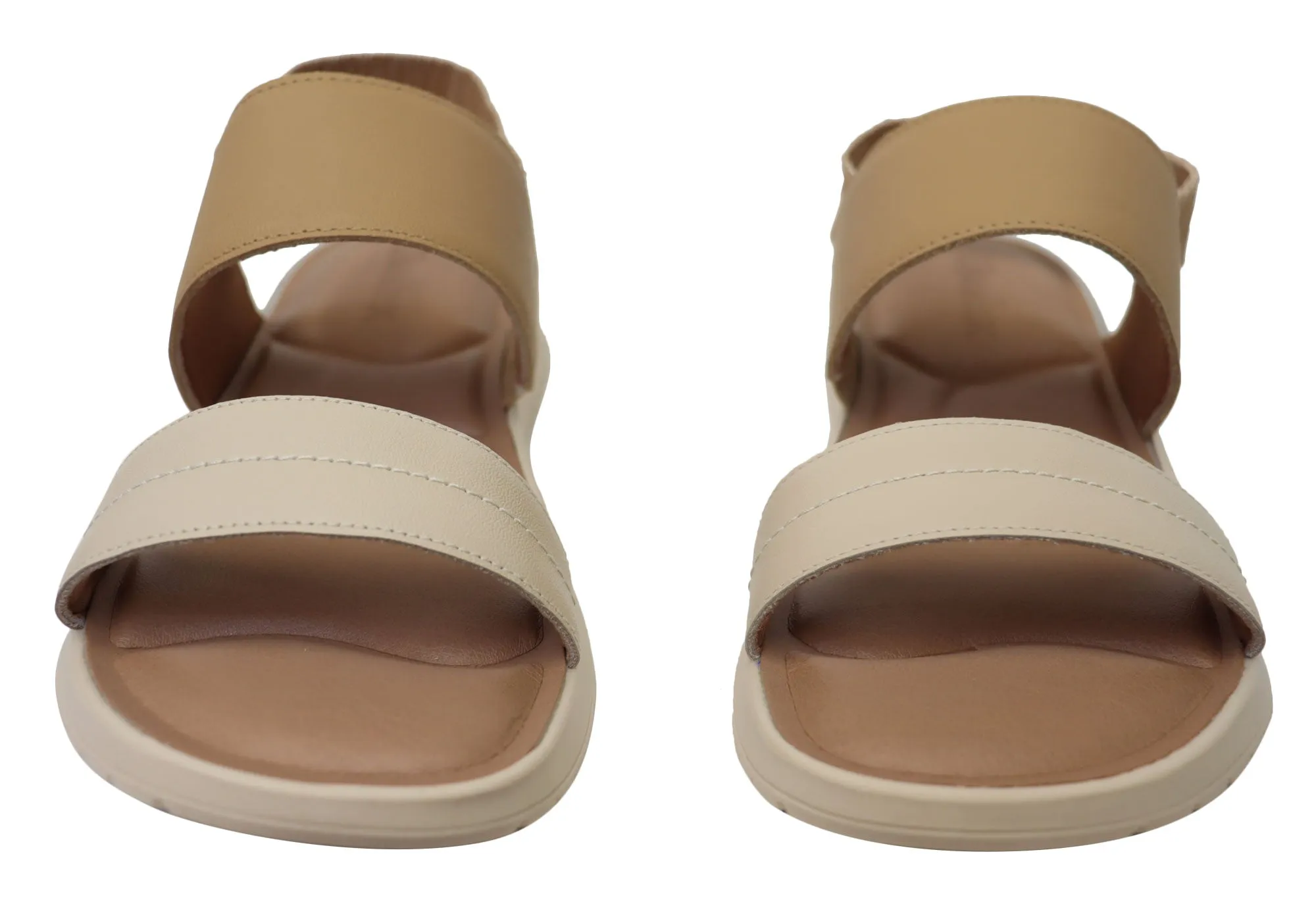 Usaflex Villa Damen Bequeme Ledersandalen Hergestellt In Brasilien Usaflex Schuhe