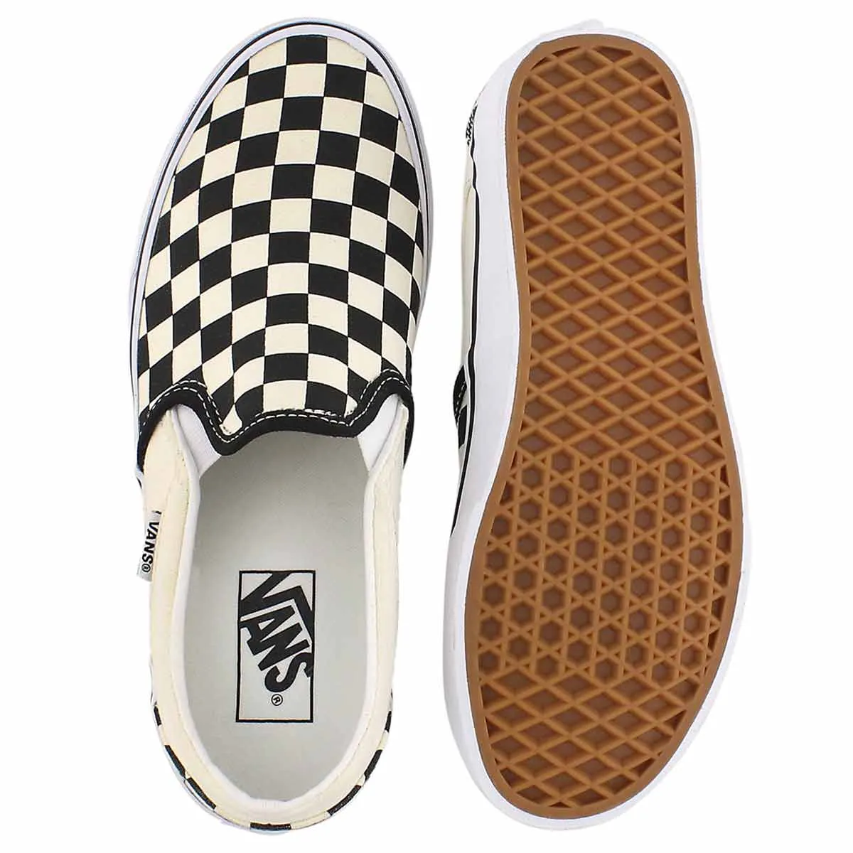Vans W Asher Slip Schachbrettmuster
