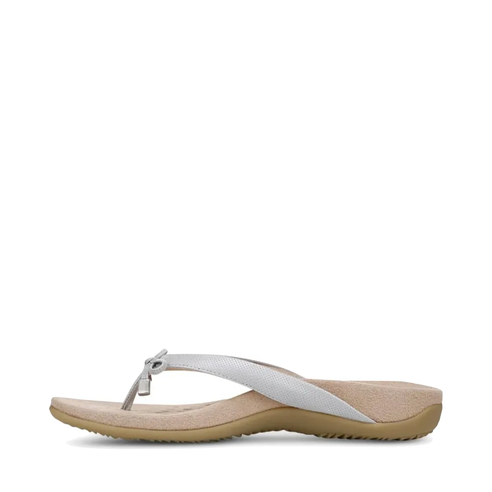 Vionic Damen Bella II Zehensteg Flip-Flop Sandale in Vapor Grau
