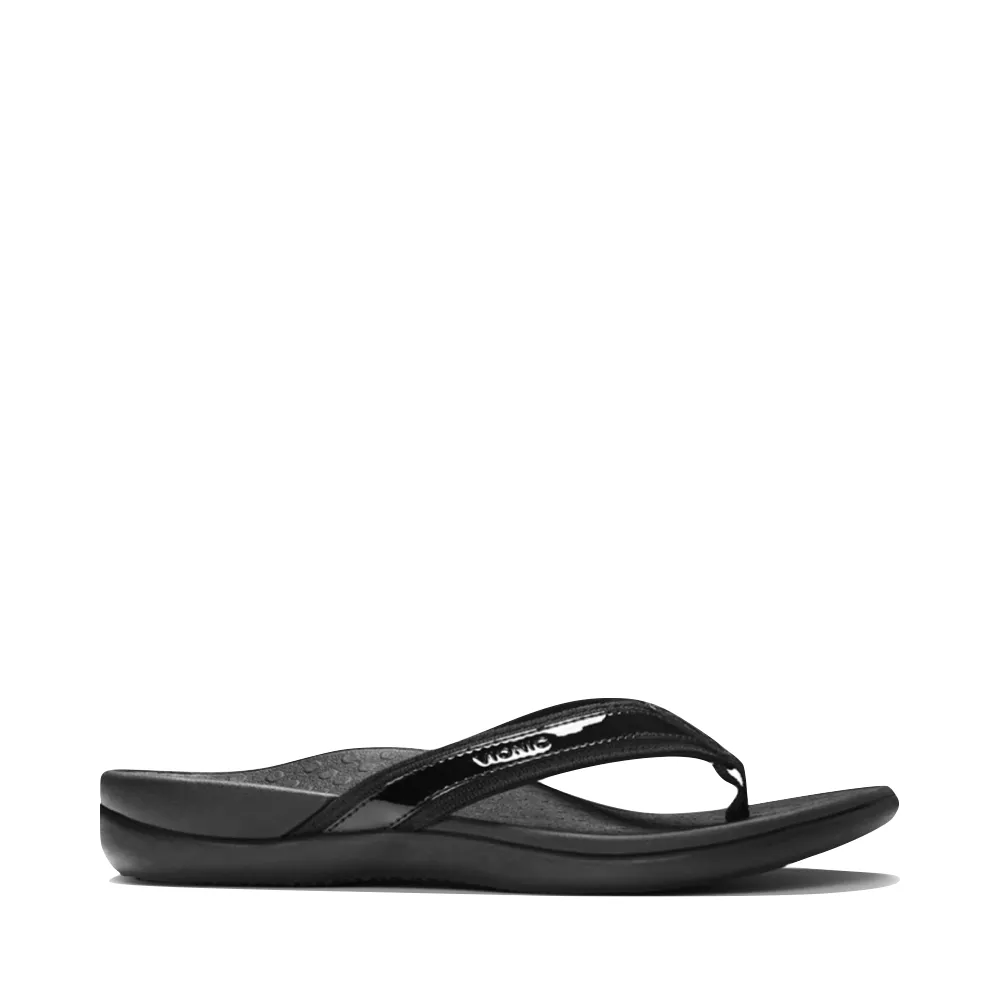 Vionic Damen Tide II Flip-Flop Sandale in Schwarz
