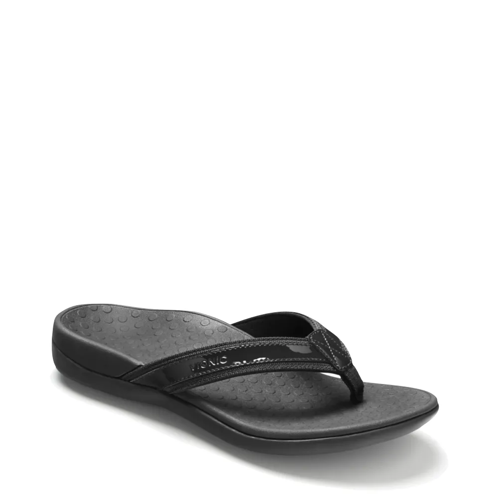 Vionic Damen Tide II Flip-Flop Sandale in Schwarz
