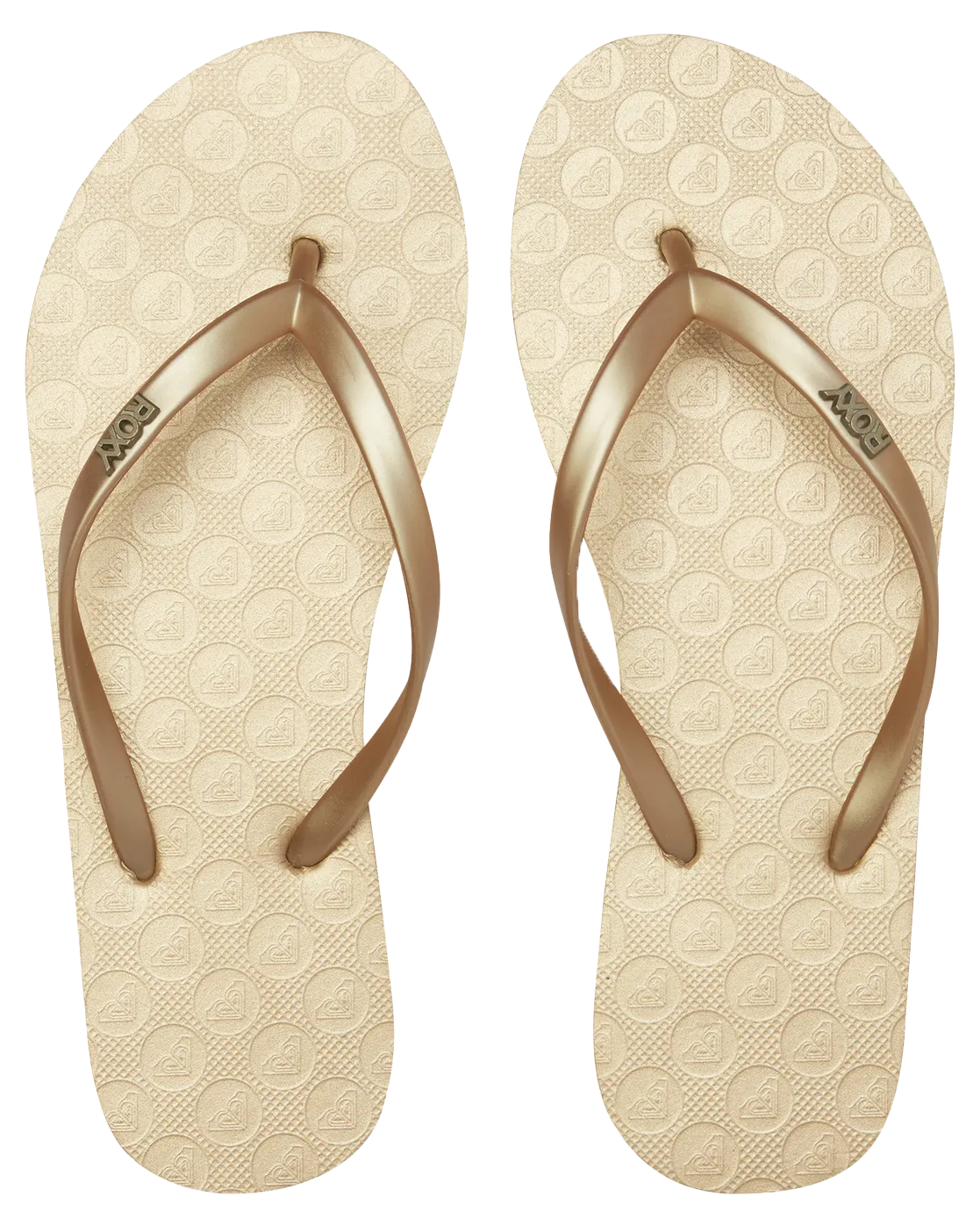 Viva IV Flip-Flops in Metallisch Gold
