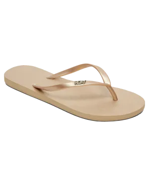 Viva IV Flip-Flops in Metallisch Gold