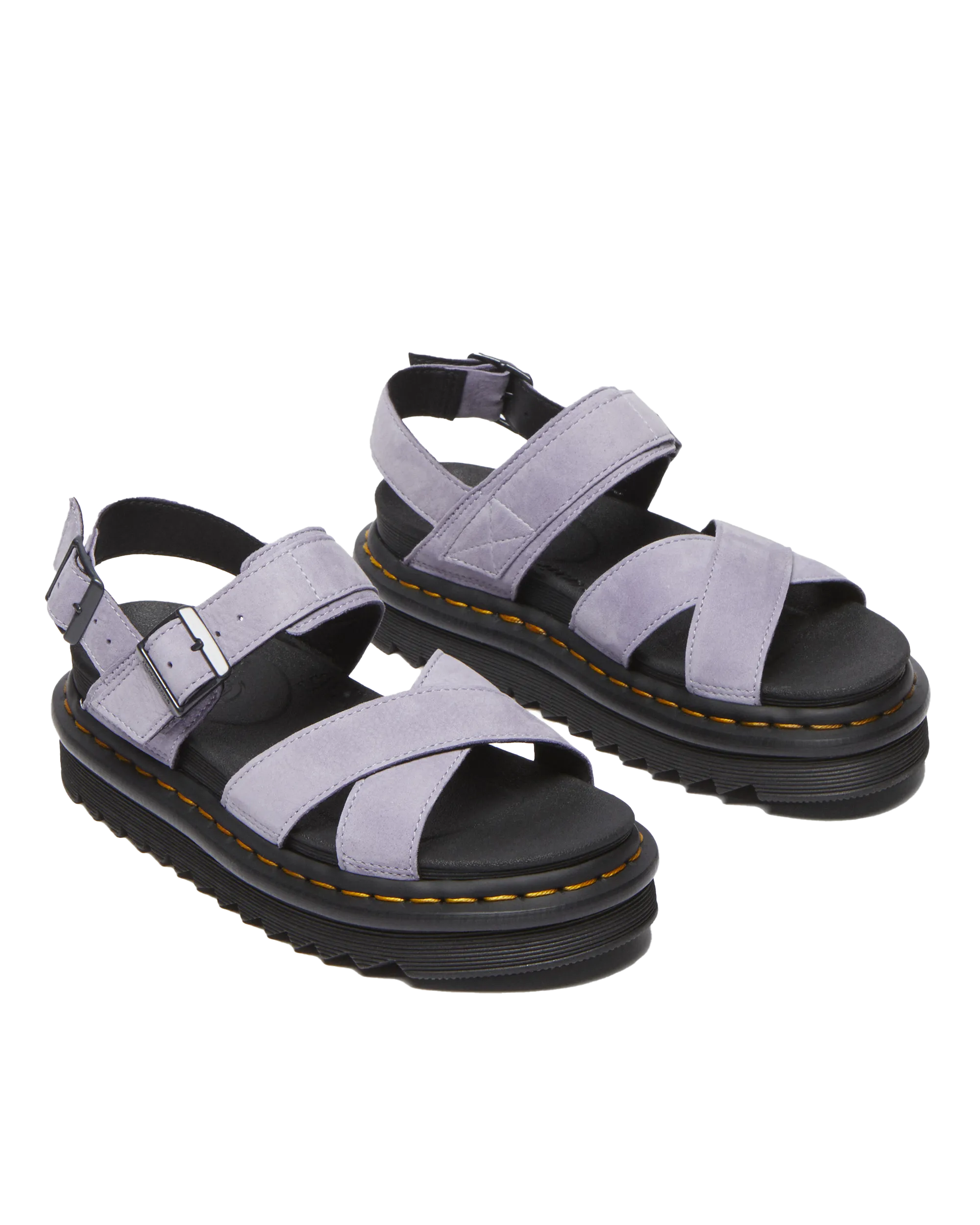Voss II Buttersoft Lederriemchen Sandalen in Frostigem Lavendel