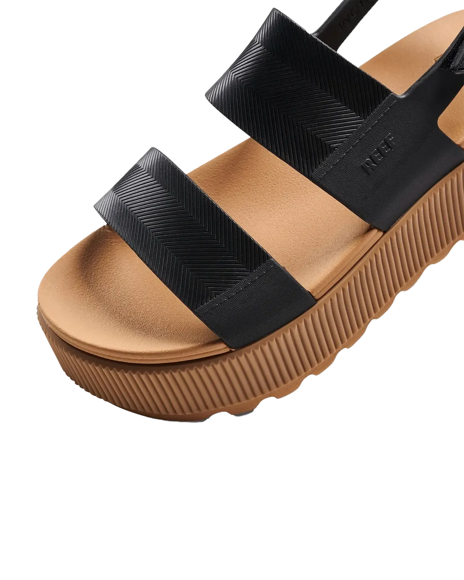 Water Vista High Sandal in Schwarz & Braun
