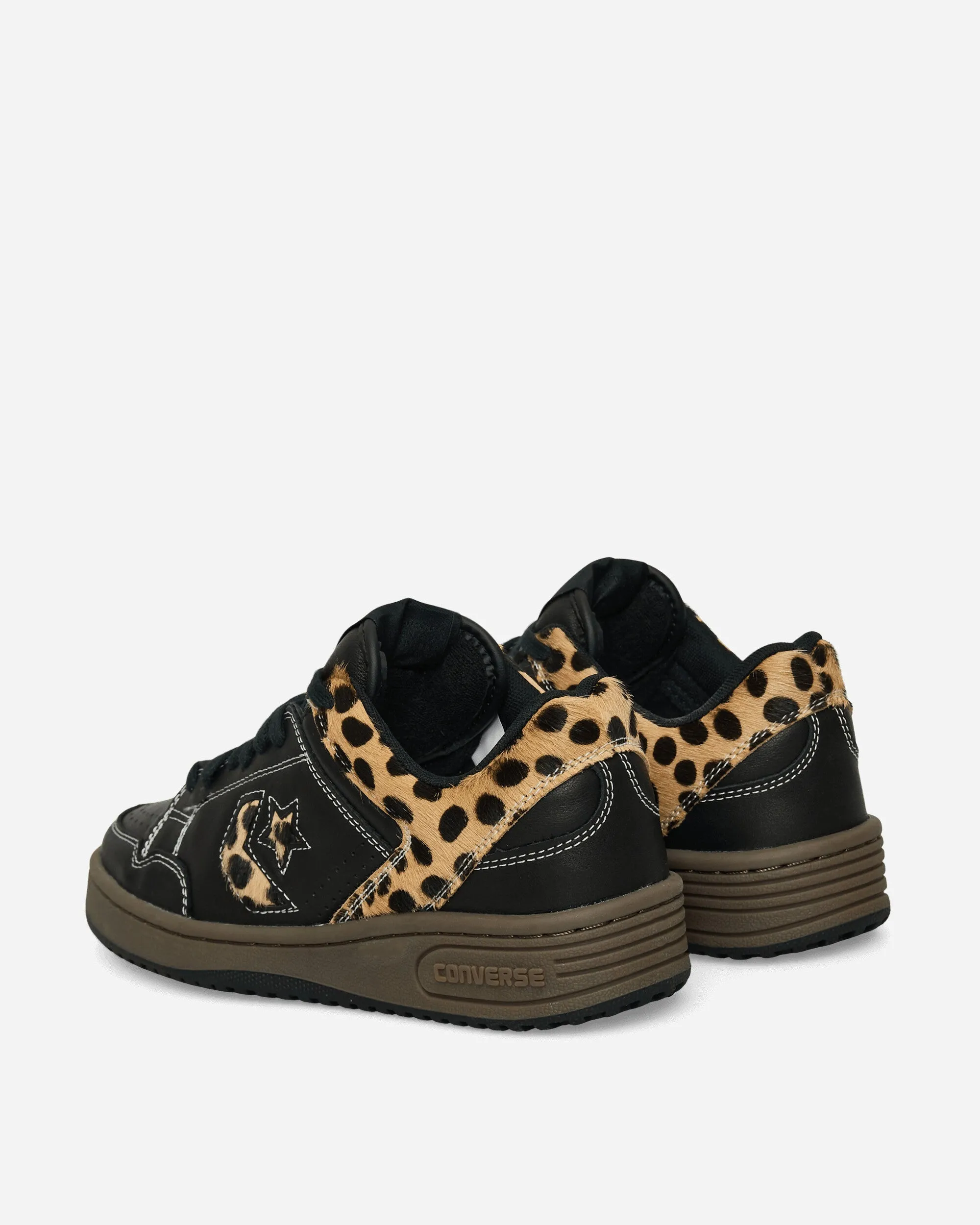 Weapon Pony Hair Sneakers Schwarz
