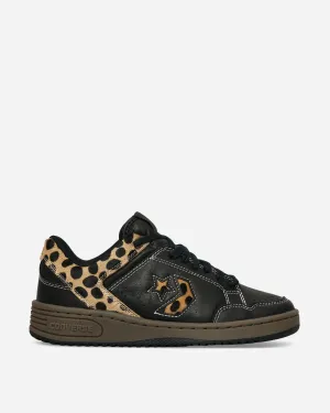 Weapon Pony Hair Sneakers Schwarz