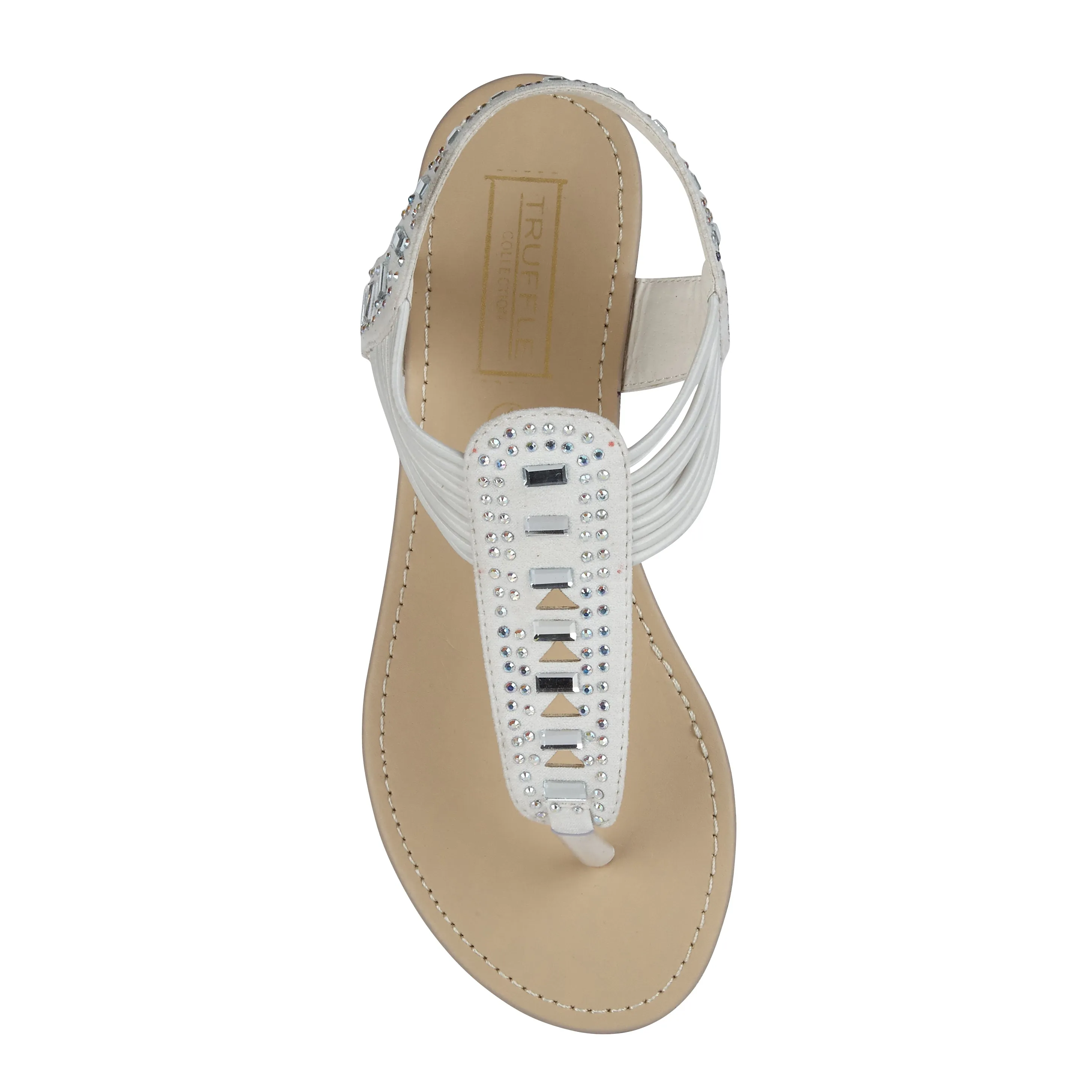Weiße Sandalen