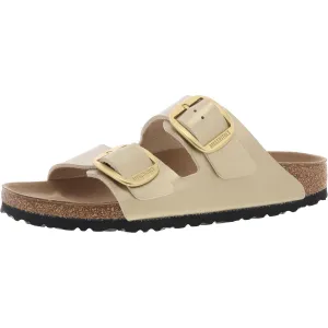 Damen-Sandalen mit verstellbarem Riemen aus Kunstleder