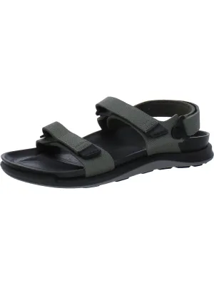 Damen-Sandalen mit verstellbarem Riemchen aus Kunstleder