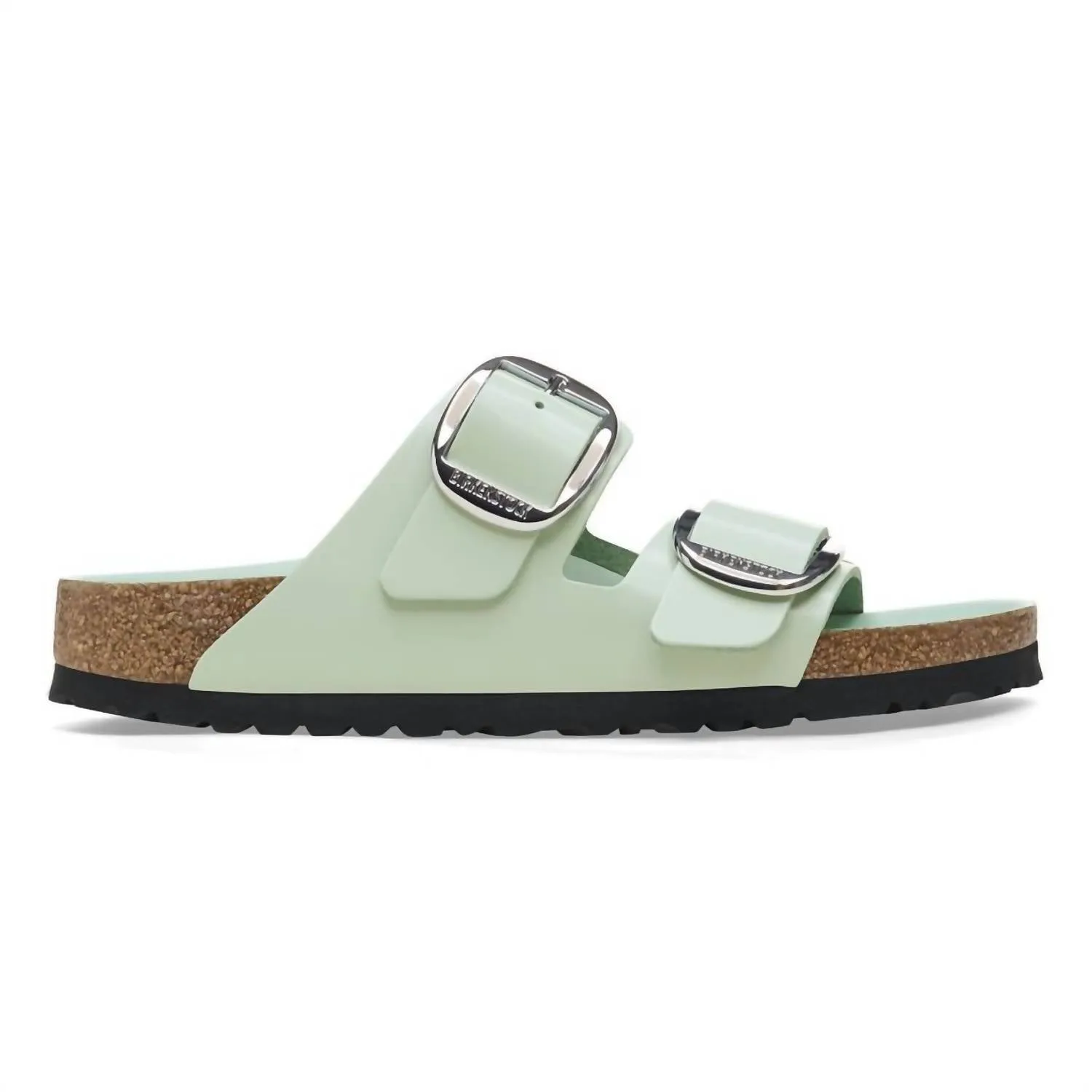 Arizona Big Buckle High Shine Sandalen für Damen in High Shine Surf Grün