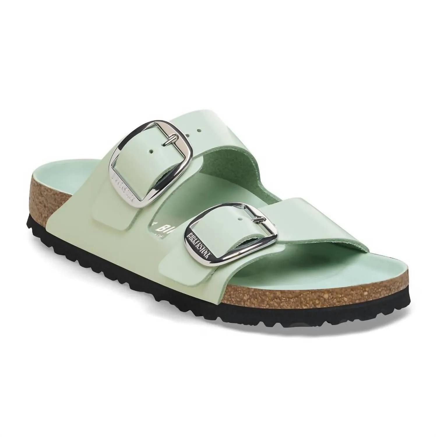 Arizona Big Buckle High Shine Sandalen für Damen in High Shine Surf Grün
