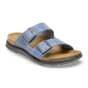 Arizona Crosstown Sandalen aus geöltem Leder für Damen in Elemental Blue