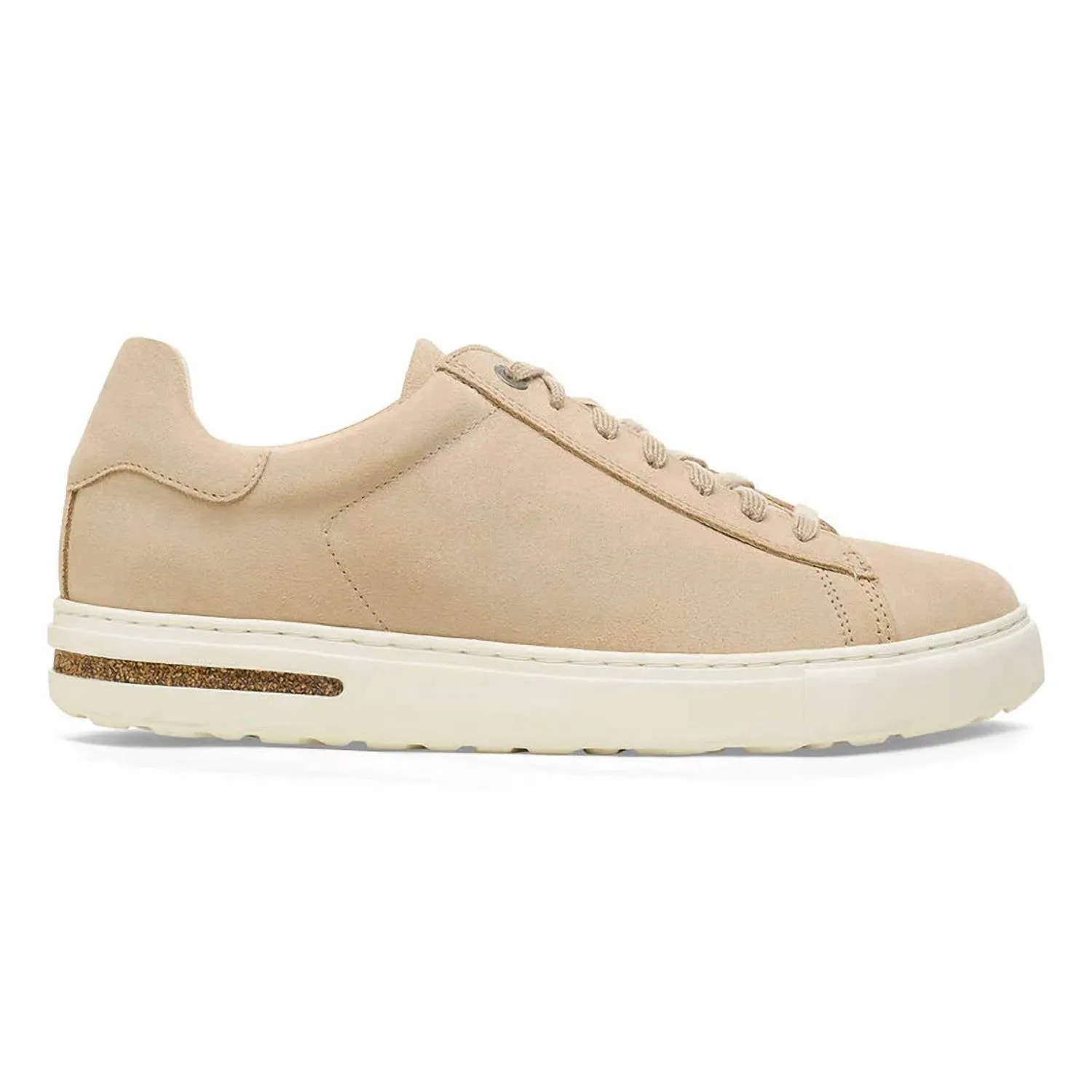 Damen Bend Low Sneaker aus Wildleder in Sandburg/Weiß