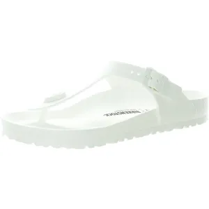 Damen-Sandalen mit Schnalle aus Kunststoff