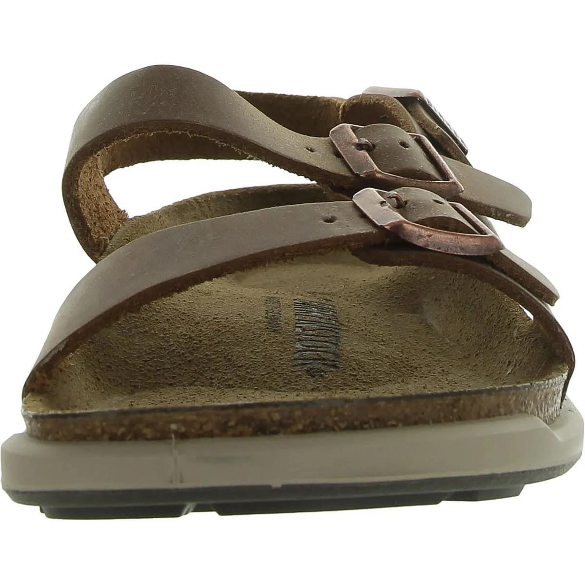 Damen Riemchensandalen mit Schnalle und Fersenriemen