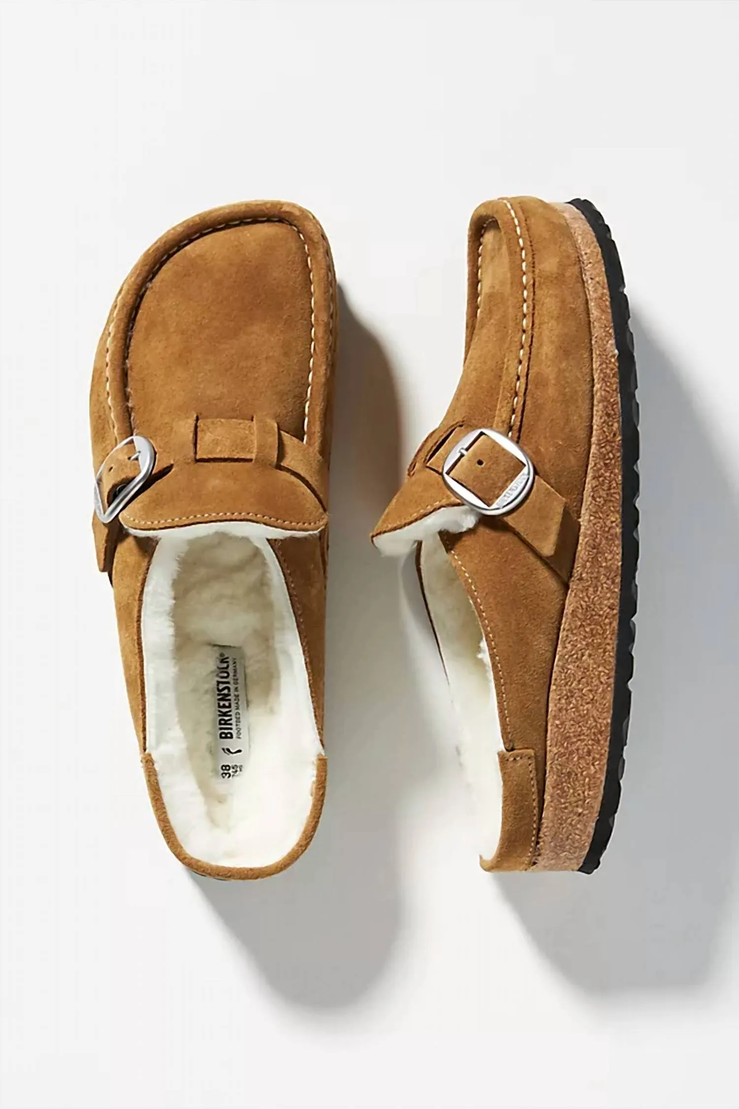 Damenschuhe Buckley Shearling Clog - Schmale Weite in Tee