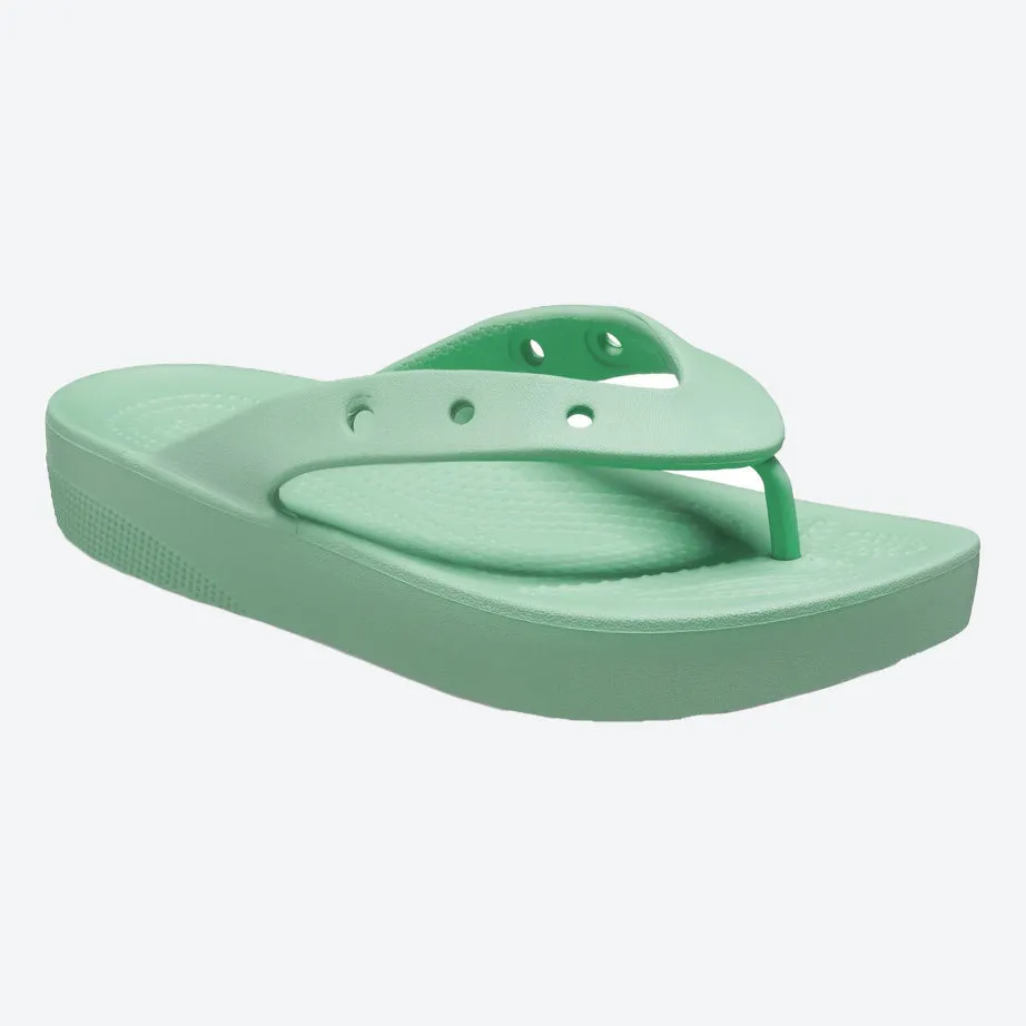 Frauen Crocs 207714 Classic Platform Flip Flops