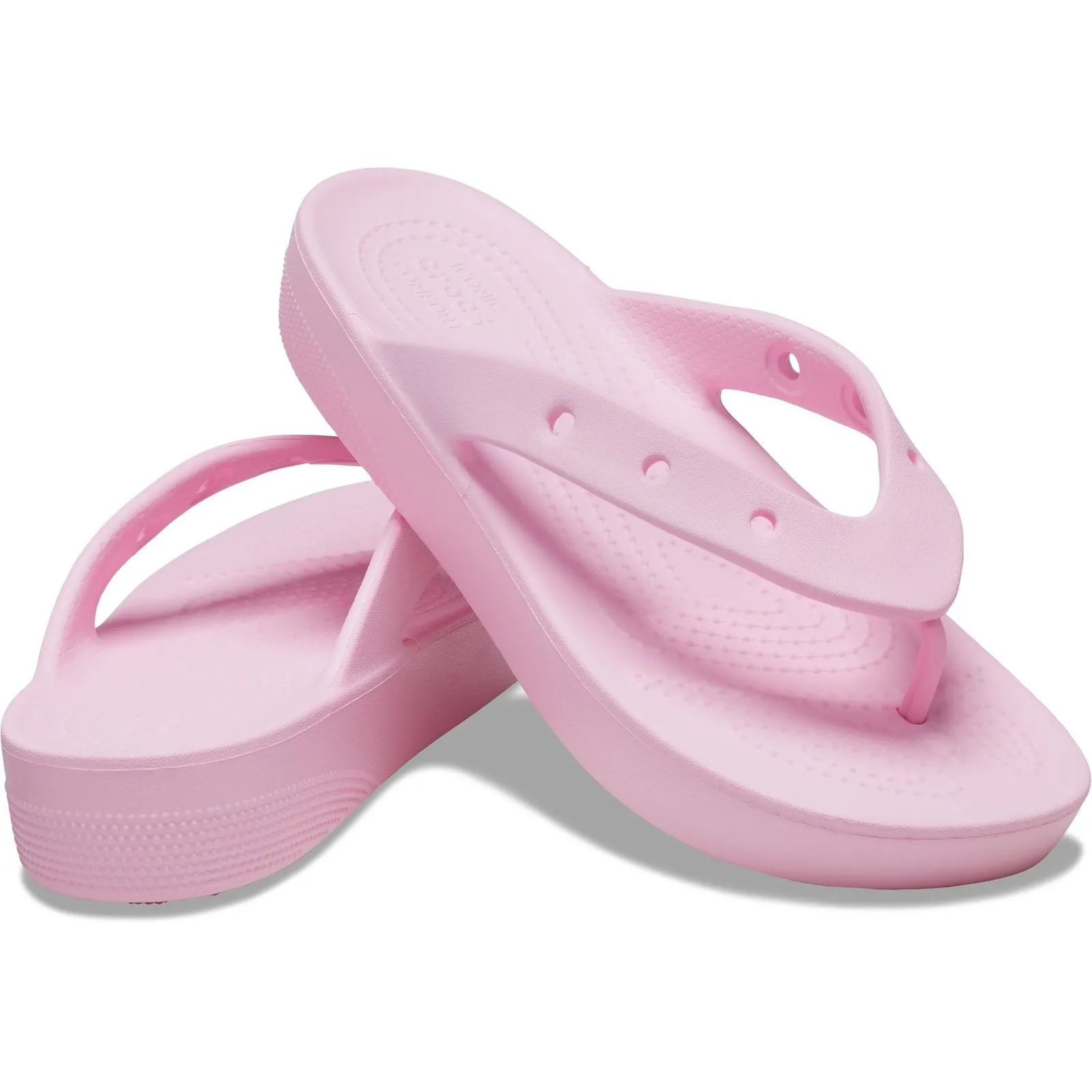 Frauen Crocs 207714 Classic Platform Flip Flops