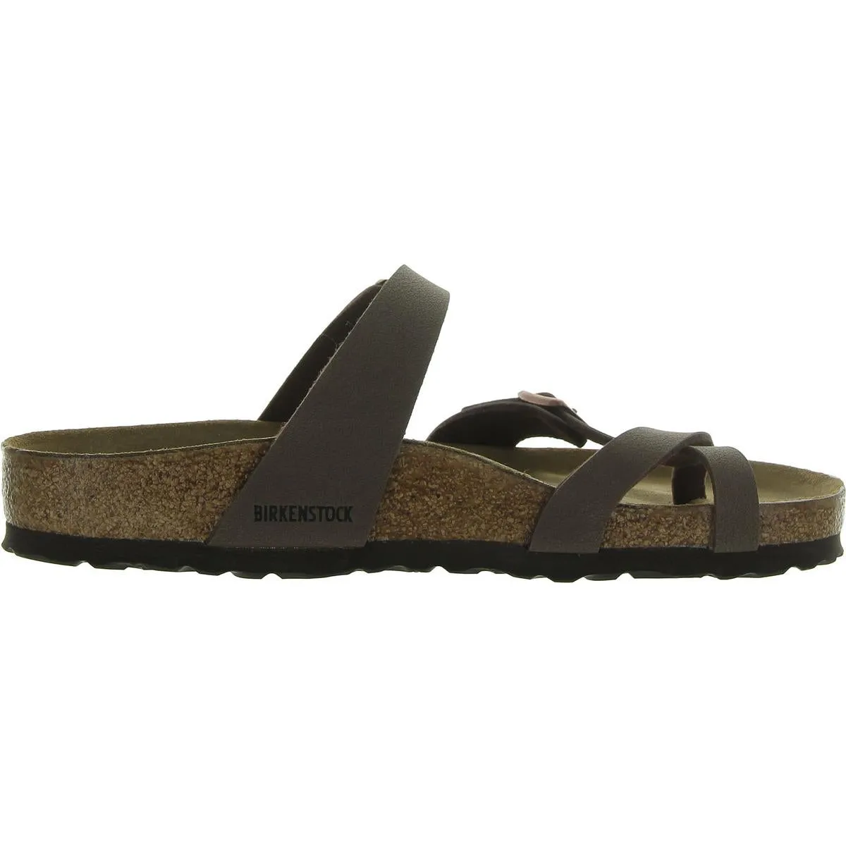 Damen Kunstleder-Sandalen mit offener Spitze