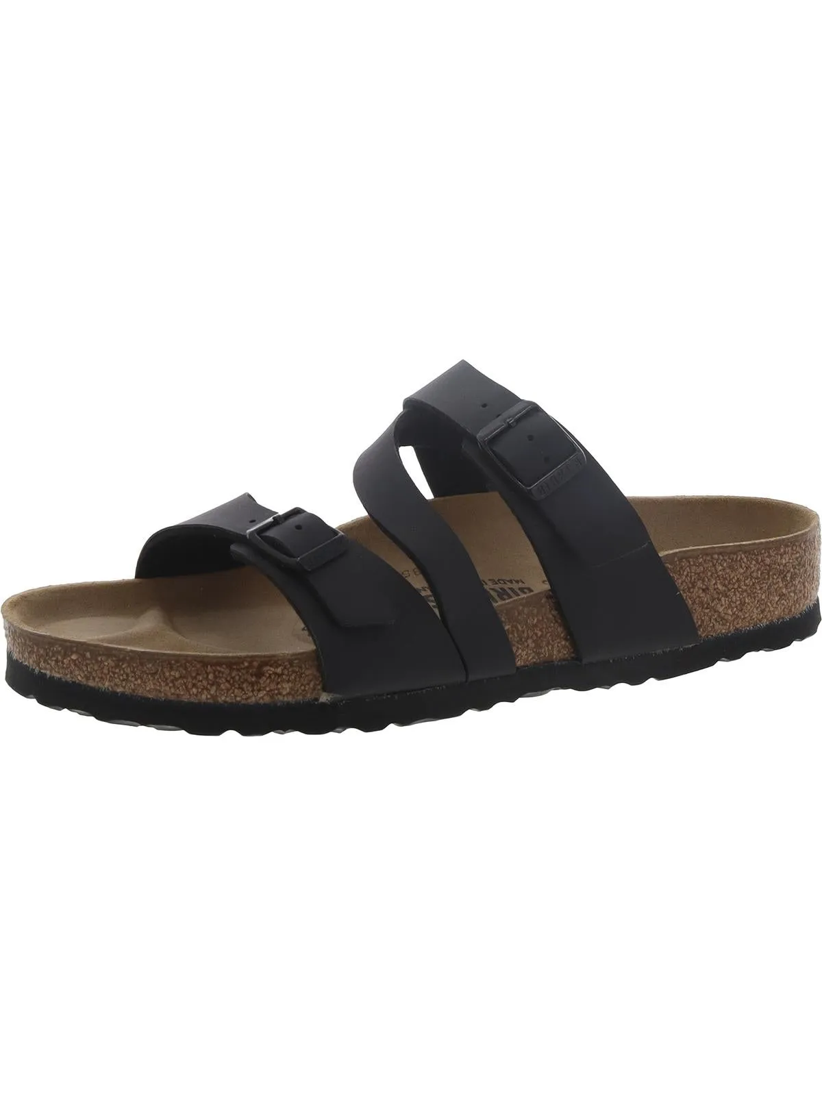 Damen Kunstleder Schlupf-Sandalen