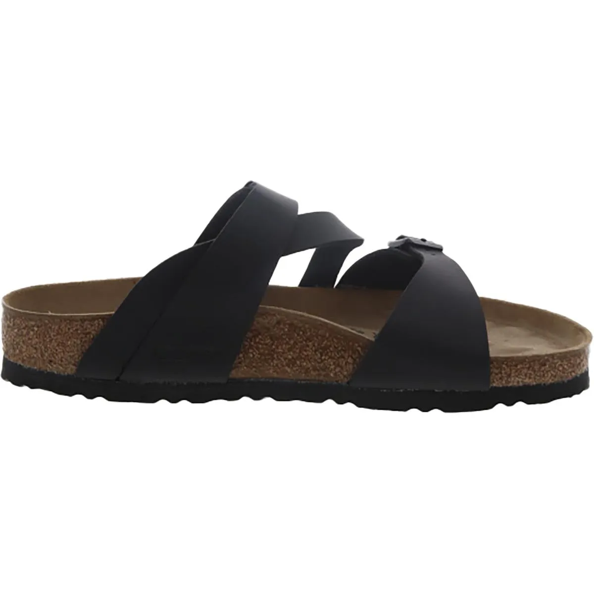Damen Kunstleder Schlupf-Sandalen
