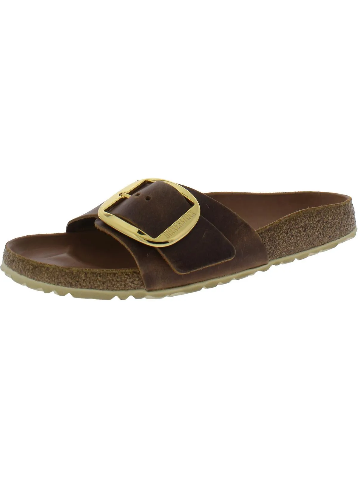 Damen Kunstleder Schlupf-Sandalen