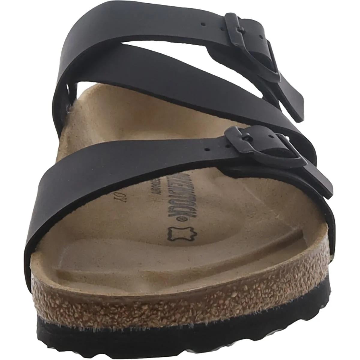 Damen Kunstleder Schlupf-Sandalen