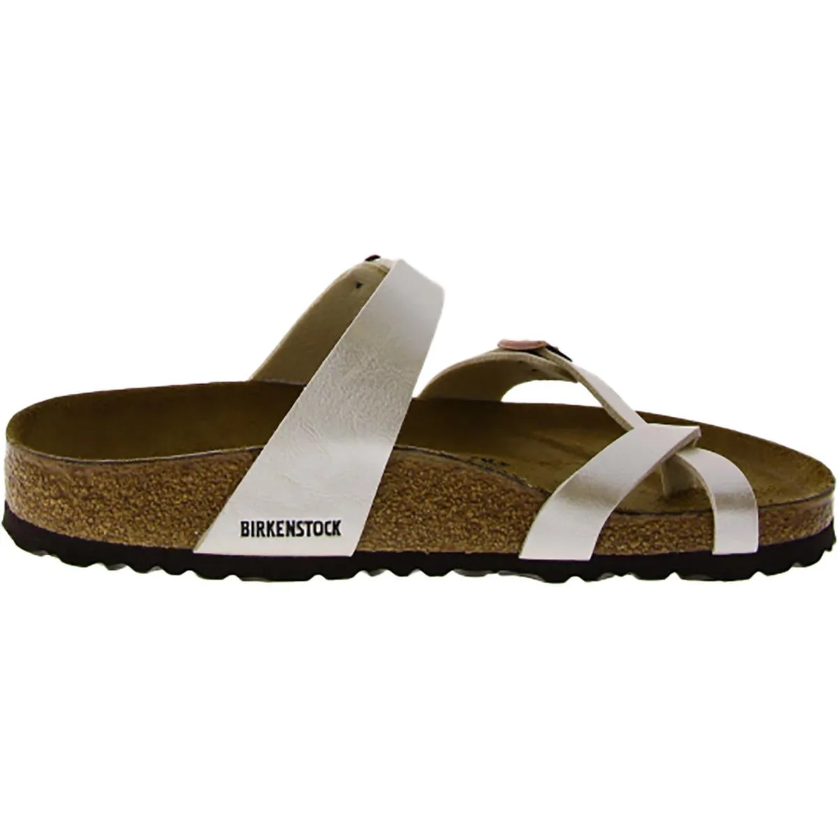 Damen Kunstleder Schlupf-Sandalen