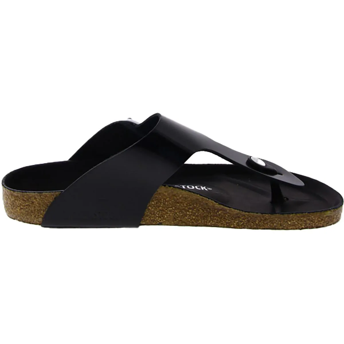 Damen-Sandalen mit Plateauabsatz aus Kunstleder im String-Design