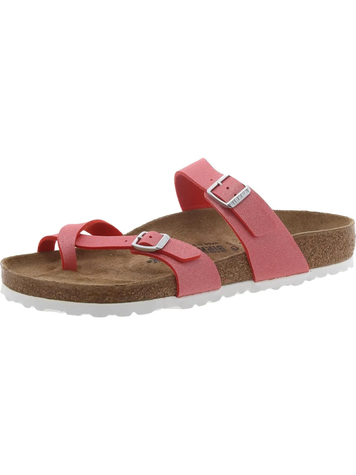 Damen Kunstleder Zehensteg-Sandalen