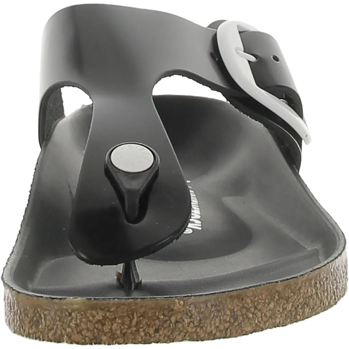 Damen Kunstleder warme Slide-Sandalen