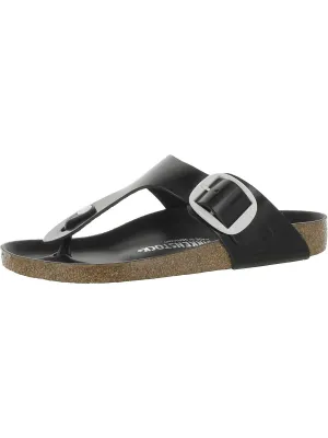 Damen Kunstleder warme Slide-Sandalen