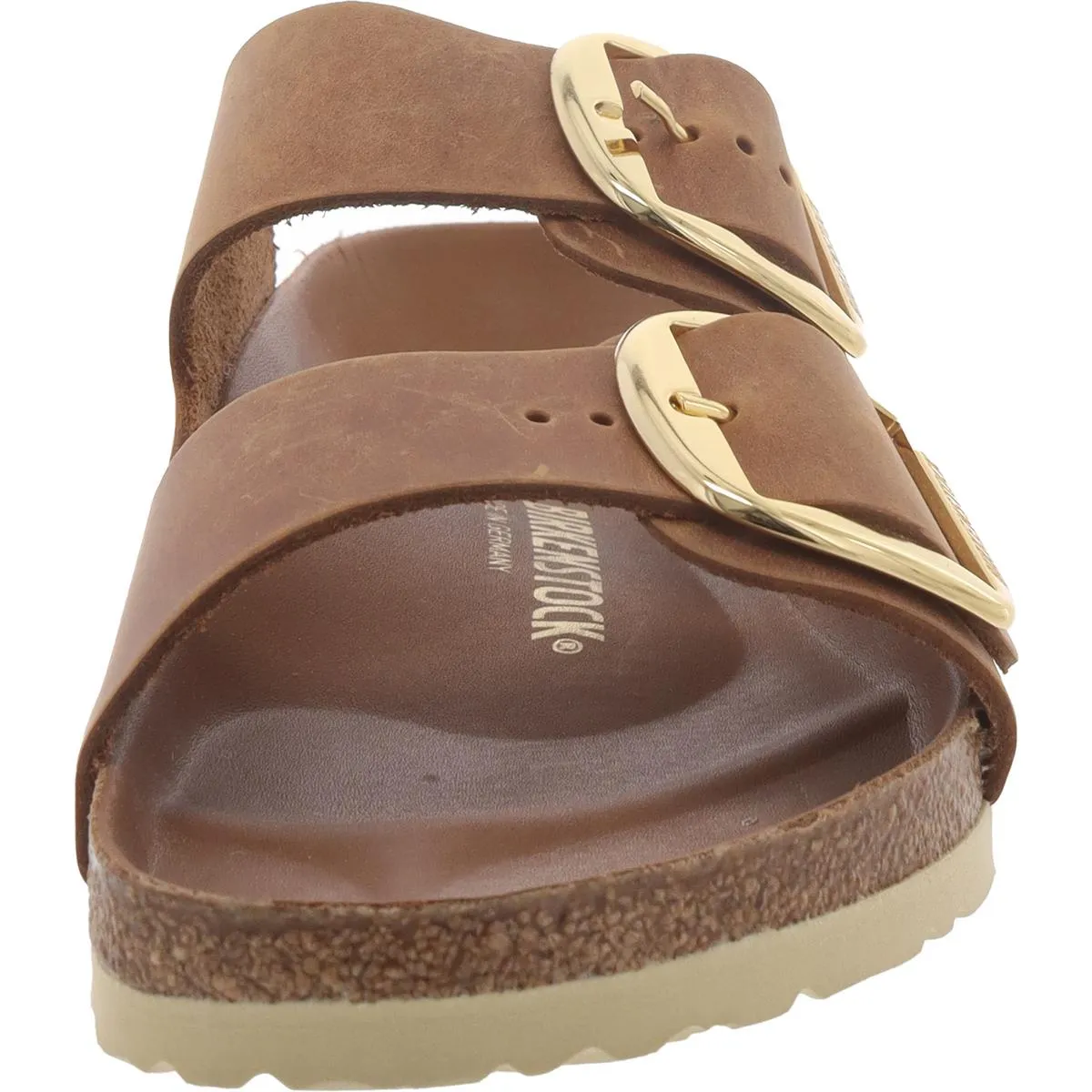 Damen Kunstleder Schlupf-Sandalen