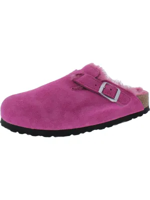 Damen Lammfell Schlupf-Mules