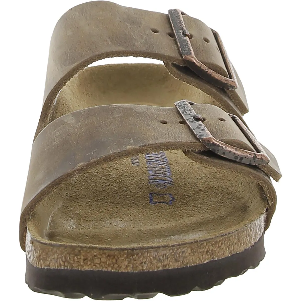 Damen Leder Freizeit Sandalen mit Fußbett