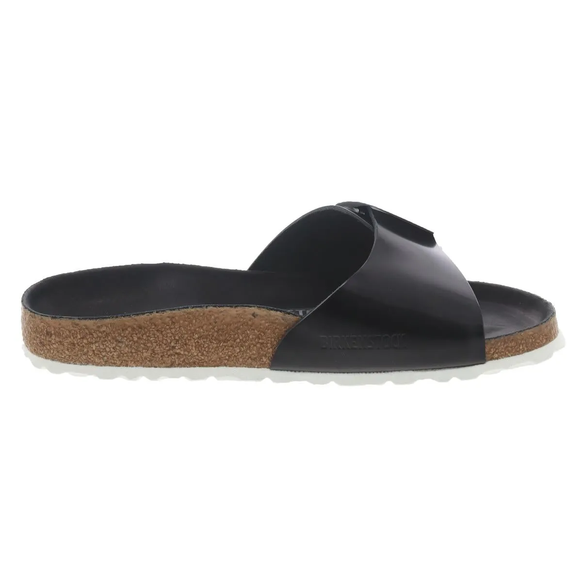 Damen Leder Flache Schlupf-Sandalen