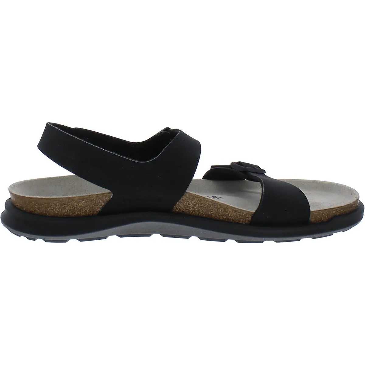 Damen Leder-Fußbett Riemchensandalen