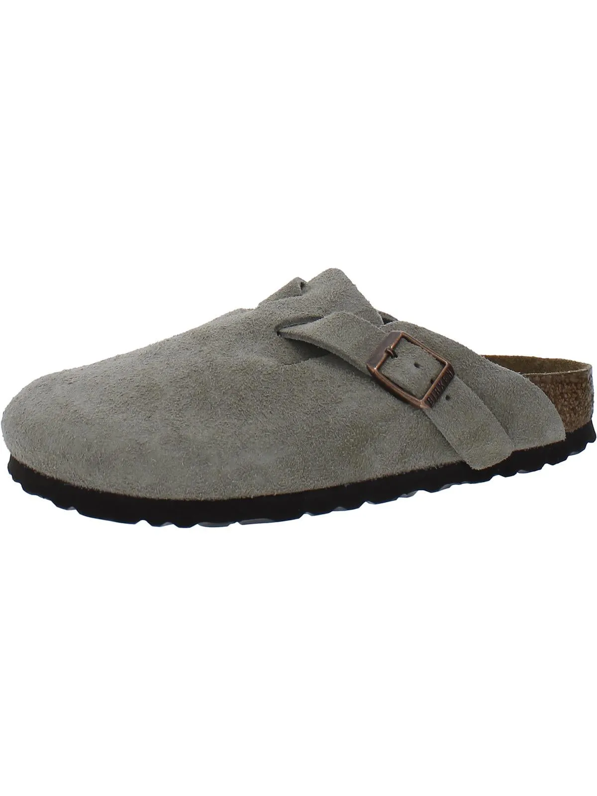 Damen Leder Schlupf Clogs