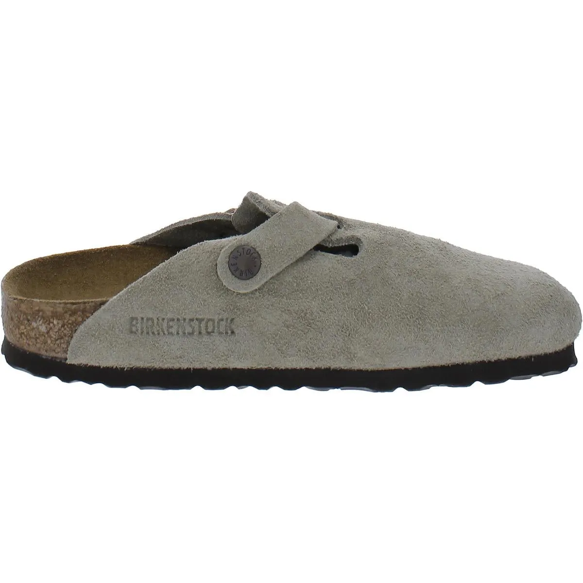 Damen Leder Schlupf Clogs